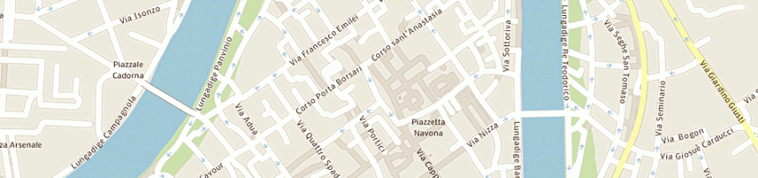 Mappa della impresa amadei roberto e c sas a VERONA