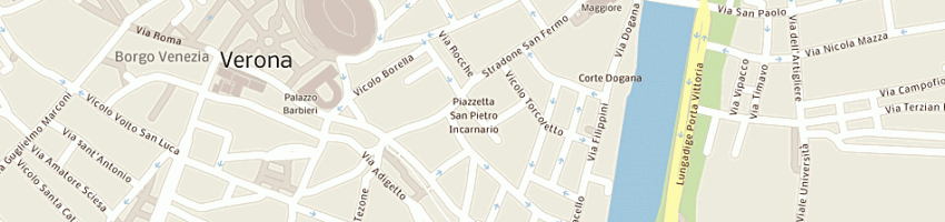 Mappa della impresa g e f di gavioli elena e c sas a VERONA