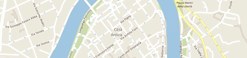 Mappa della impresa dendrodata n martinelli e o pignatelli (sas) a VERONA