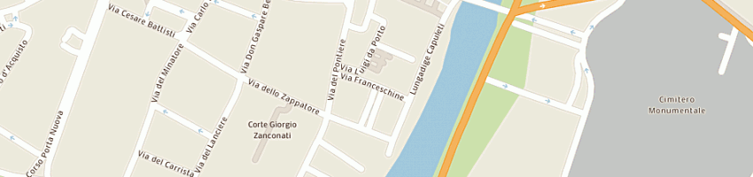 Mappa della impresa progestimm sas di calcinoni marco e c a VERONA