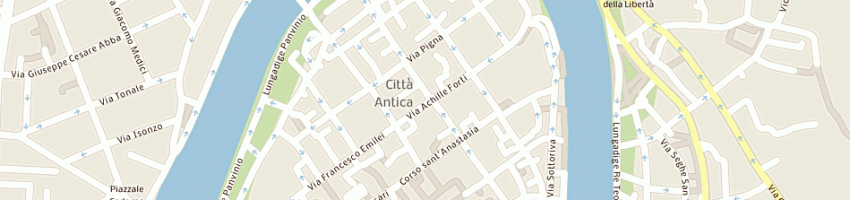 Mappa della impresa unicredit banca spa a VERONA