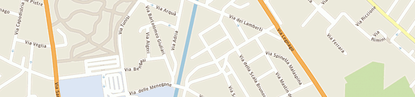 Mappa della impresa moretto dino e silvio (snc) a VERONA