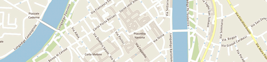 Mappa della impresa italiana costruzioni spa a VERONA