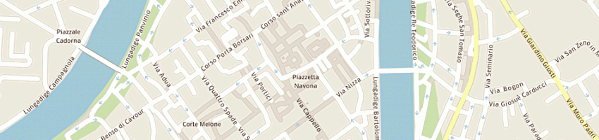 Mappa della impresa bar brunelli giuseppina e c sas a VERONA