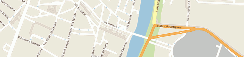 Mappa della impresa tagliani grigoletti snc a VERONA