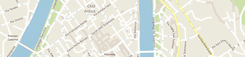 Mappa della impresa piazzi claudio a VERONA