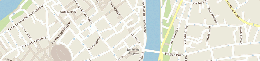 Mappa della impresa toie srl a VERONA