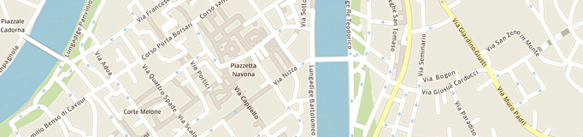 Mappa della impresa editrice verona srl a VERONA