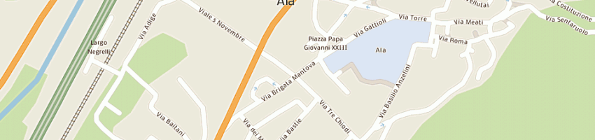 Mappa della impresa flli tomasi srl a ALA