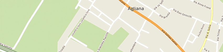 Mappa della impresa service gate srl a AGLIANA