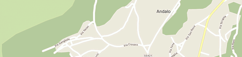 Mappa della impresa hotel canada di ghezzi danilo e c (sas) a ANDALO