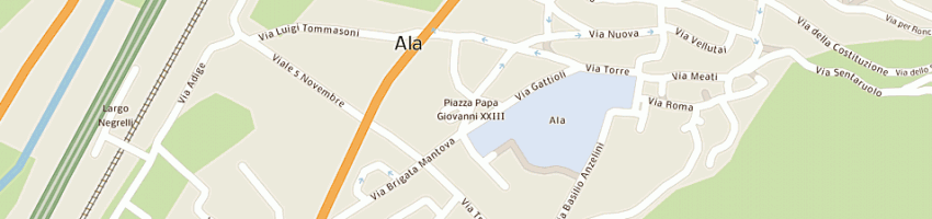 Mappa della impresa bar caffe' centro a ALA