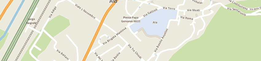 Mappa della impresa asilo infantile bn malfatti a ALA