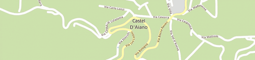 Mappa della impresa tondi ruggero a CASTEL D AIANO