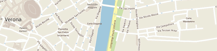 Mappa della impresa banca popolare di verona a VERONA