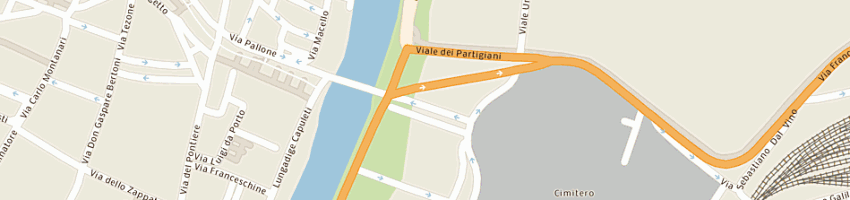 Mappa della impresa full casa srl a VERONA