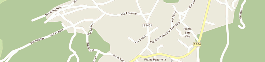 Mappa della impresa hotel dalbon a ANDALO