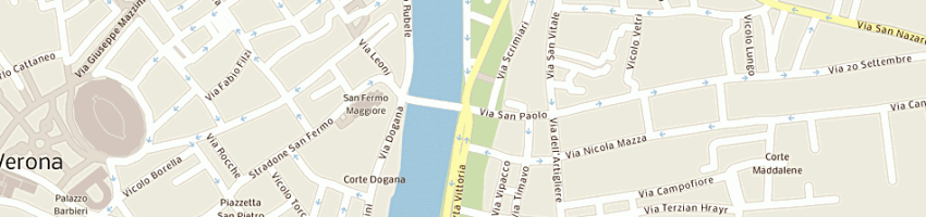 Mappa della impresa giant srl a VERONA