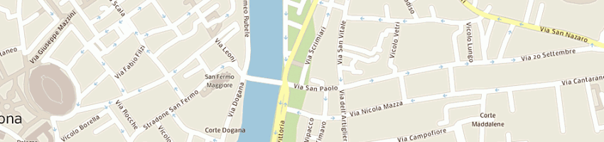 Mappa della impresa arci gay verona movimento liberta' civili a VERONA