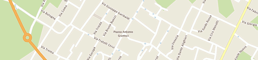 Mappa della impresa orditura rosanna di baldi e c (snc) a AGLIANA