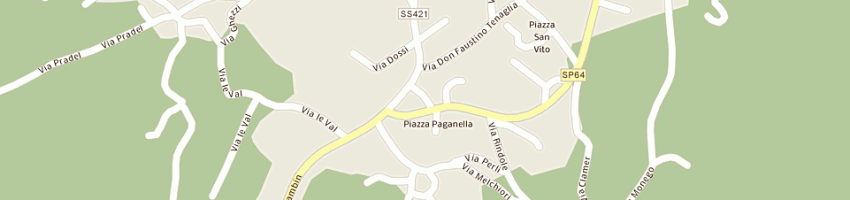 Mappa della impresa al baule (snc) a ANDALO