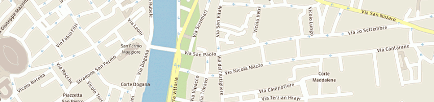 Mappa della impresa farmacia san paolo di perotti dott alberta a VERONA