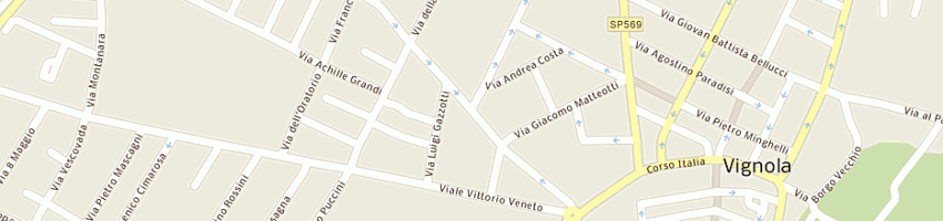 Mappa della impresa non solo intimo di grandi marilena a VIGNOLA
