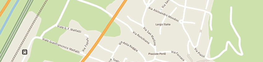 Mappa della impresa pizzeria trattoria bar al giardino di ibrahimi rahim e c snc a ALA