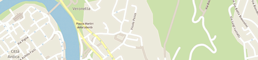 Mappa della impresa missionari comboniani a VERONA