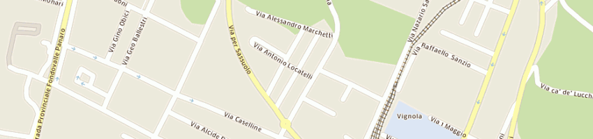 Mappa della impresa amp snc di montaguti e c a VIGNOLA
