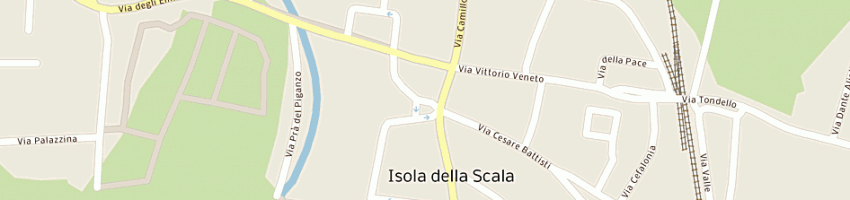 Mappa della impresa panetteria pognani patrizia di pognani patrizia e c snc a ISOLA DELLA SCALA