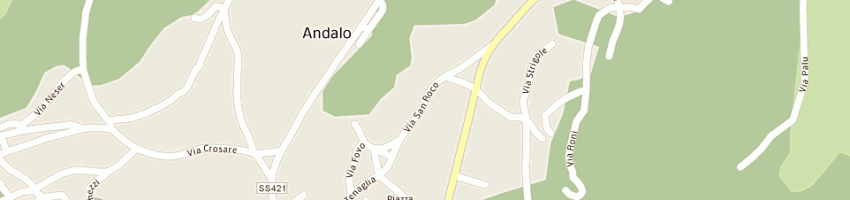 Mappa della impresa ristorante orso grigio di bottamedi fabio e c snc a ANDALO