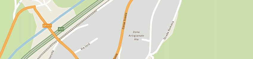 Mappa della impresa gatti franco a ALA