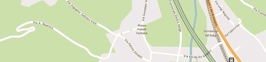 Mappa della impresa panificio tomasoni luciano (snc) a ALA