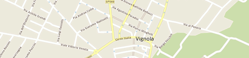 Mappa della impresa landi gaspare a VIGNOLA