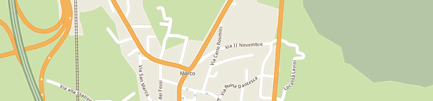 Mappa della impresa amadori snc di ugo amadori e c a ROVERETO