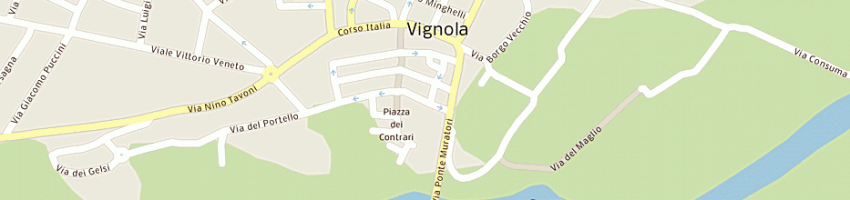 Mappa della impresa osteria di via selmi a VIGNOLA