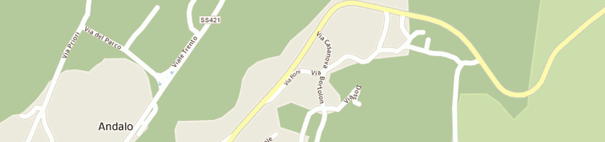 Mappa della impresa toscana sandro a ANDALO