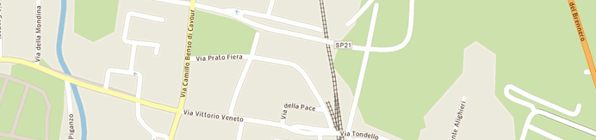 Mappa della impresa poste e telegrafi a ISOLA DELLA SCALA