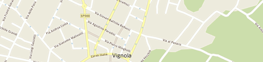 Mappa della impresa ascom servizi modena sc a rl a VIGNOLA