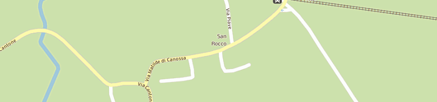 Mappa della impresa bar stazione a QUISTELLO