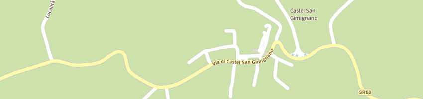 Mappa della impresa poli e calamassi a SAN GIMIGNANO