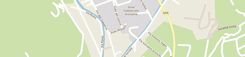 Mappa della impresa associazione sportiva dilettantistica tennis grezzana a GREZZANA
