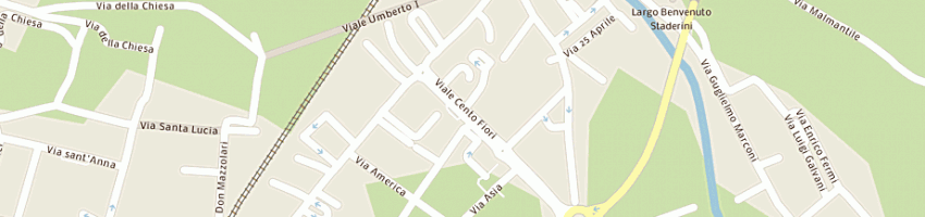 Mappa della impresa taxi a MONTELUPO FIORENTINO