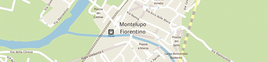 Mappa della impresa fulignati francesca a MONTELUPO FIORENTINO