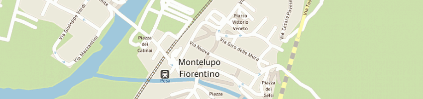 Mappa della impresa cini bruno a MONTELUPO FIORENTINO