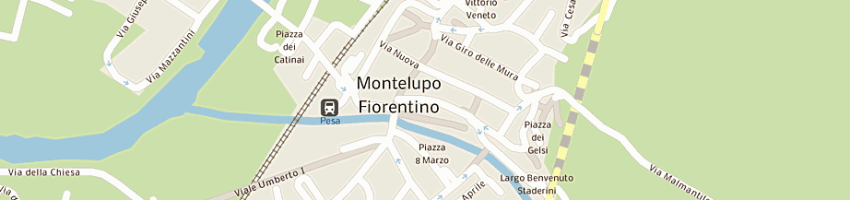 Mappa della impresa autospurgo sana sas a MONTELUPO FIORENTINO