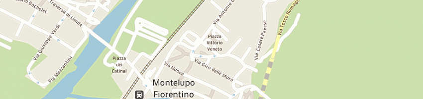 Mappa della impresa bitossi riparazioni radio tv a MONTELUPO FIORENTINO