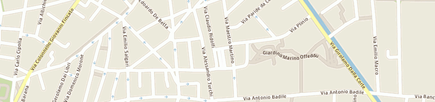 Mappa della impresa cherubini dino a VERONA