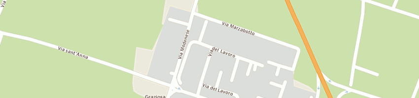 Mappa della impresa pignatti lavorazione stampi di pignatti giuliano e c snc a SAN CESARIO SUL PANARO